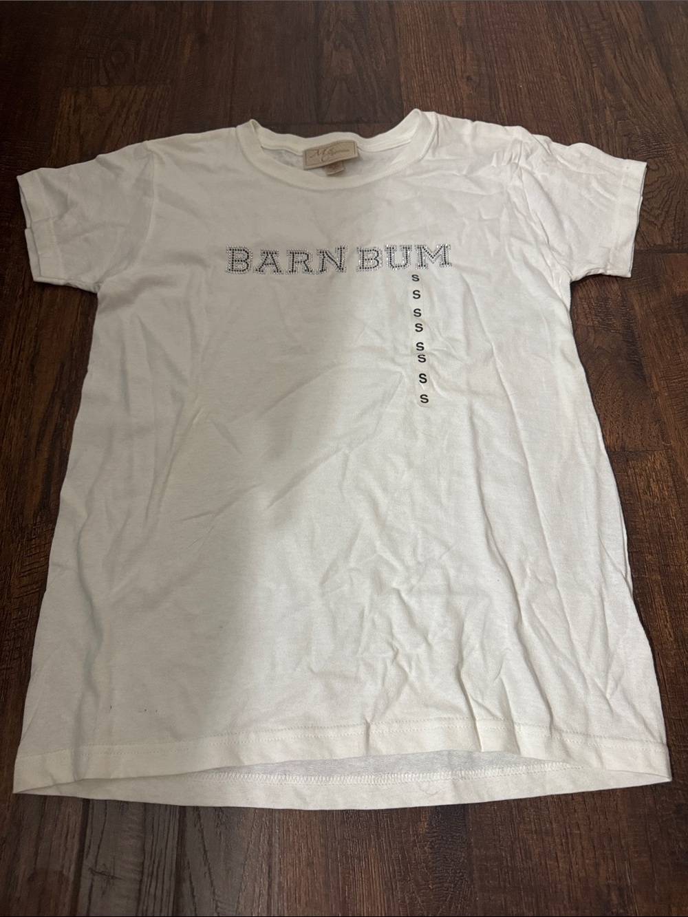 Barn Bum White Short Sleeve Graphic Tee